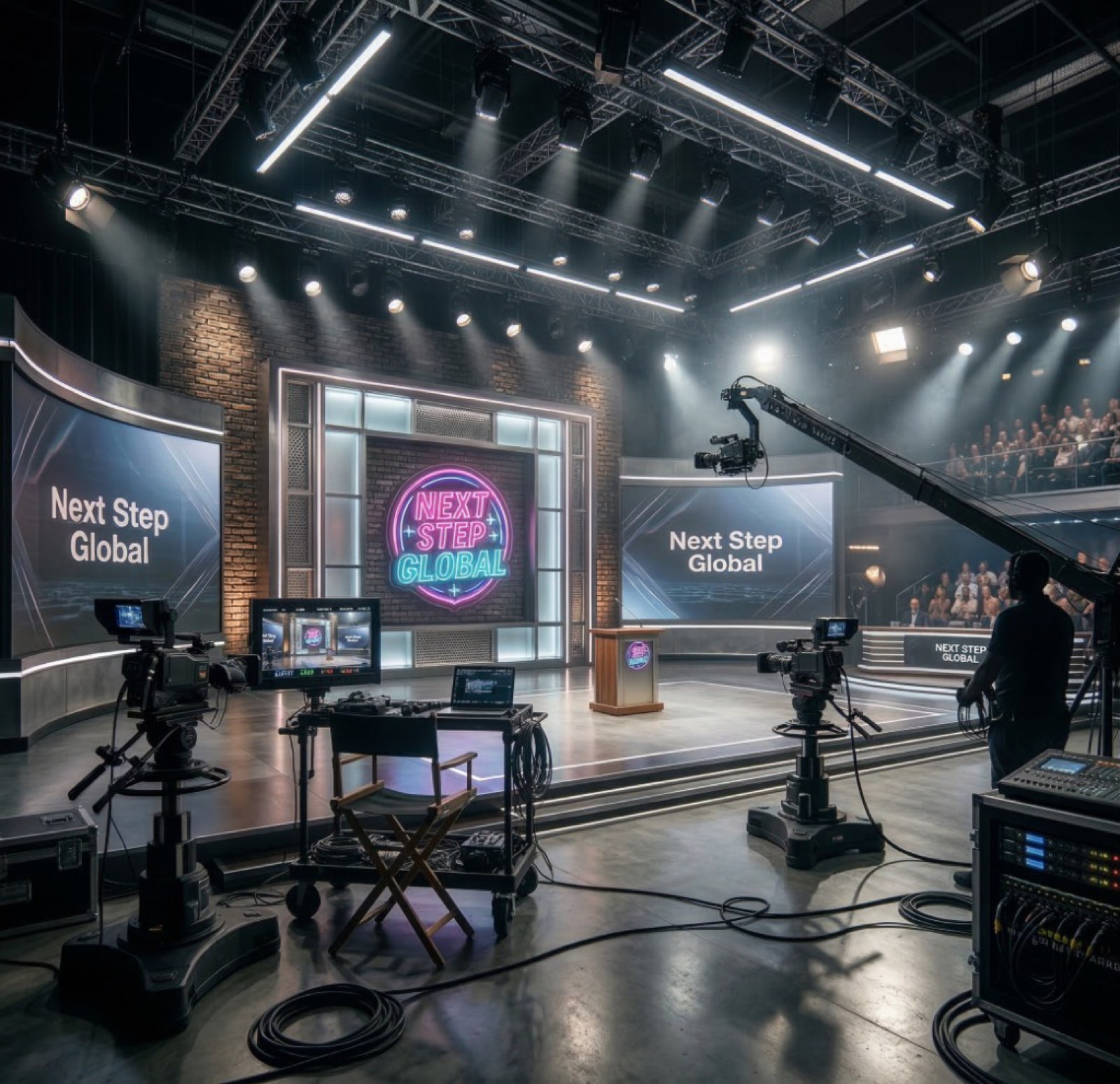 Next Step Global production set